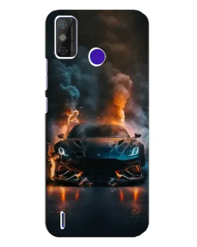 Чохол для TECNO Spark Power 2 (LC8) з картинкою «Lamborghini димна естетика»
