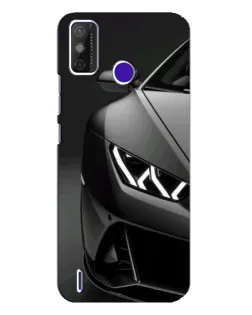 Чохол для TECNO Spark Power 2 (LC8) з картинкою «Lamborghini фари деталізація»