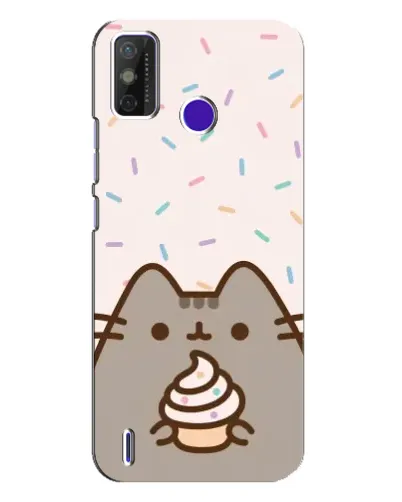 Чехол для TECNO Spark Power 2 (LC8) с картинкой «Пушин с кексом» Чехол для TECNO Spark Power 2 (LC8) с картинкой «Пушин с кексом»