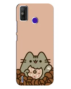 Чехол для TECNO Spark Power 2 (LC8) с картинкой «Кофейный Пушин»