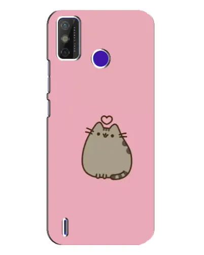 Чехол для TECNO Spark Power 2 (LC8) с картинкой «Pusheen сердце» Чехол для TECNO Spark Power 2 (LC8) с картинкой «Pusheen сердце»