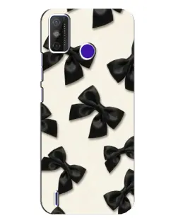 Чохол для TECNO Spark Power 2 (LC8) з картинкою «Чорні бантики»