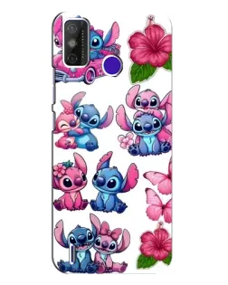 Чохол для TECNO Spark Power 2 (LC8) з картинкою «Стікери Stitch та Angel»