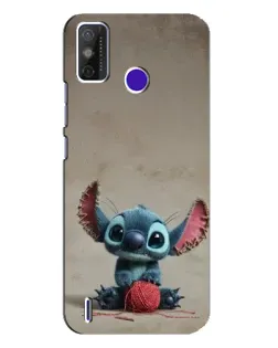 Чохол для TECNO Spark Power 2 (LC8) з картинкою «Стіч на чоричневому фоні»