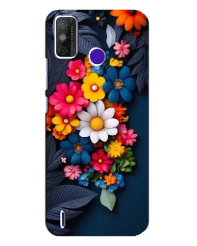 Чохол для TECNO Spark Power 2 (LC8) з картинкою «Квіткова феєрія»