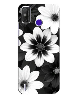 Чохол для TECNO Spark Power 2 (LC8) з картинкою «Монохромні айстри» Чохол для TECNO Spark Power 2 (LC8) з картинкою «Монохромні айстри»
