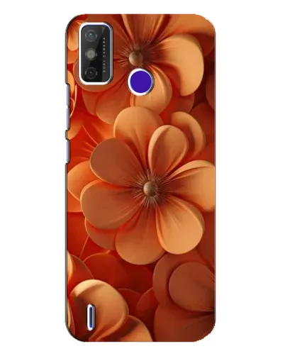 Чохол для TECNO Spark Power 2 (LC8) з картинкою «Помаранчева макро квітка»
