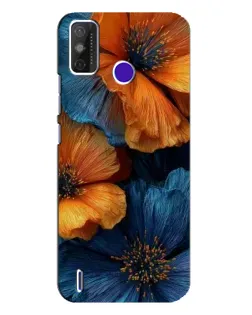 Чохол для TECNO Spark Power 2 (LC8) з картинкою «Яскрава синьо-помаранчева флора» Чохол для TECNO Spark Power 2 (LC8) з картинкою «Яскрава синьо-помаранчева флора»