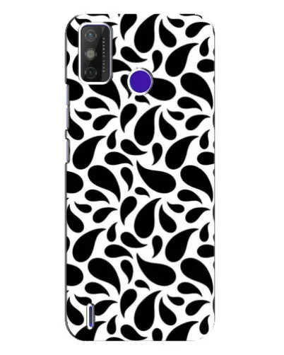 Чохол для TECNO Spark Power 2 (LC8) з картинкою «Контрастні чорні краплі»