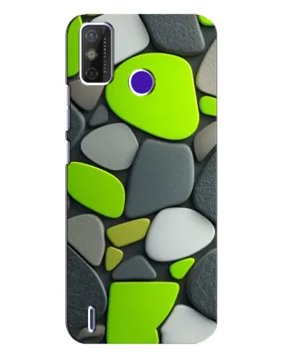 Чохол для TECNO Spark Power 2 (LC8) з картинкою «Яскрава неонова галька»