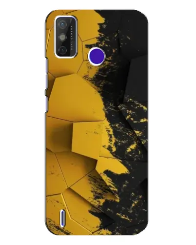 Чохол для TECNO Spark Power 2 (LC8) з картинкою «Золоті уламки геометрії»