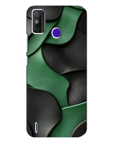 Чохол для TECNO Spark Power 2 (LC8) з картинкою «Зелені шкіряні хвилі»