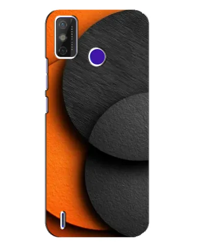 Чохол для TECNO Spark Power 2 (LC8) з картинкою «Геометрія помаранчевих кіл»