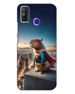 Чохол для TECNO Spark Power 2 (LC8) з картинкою «Капі-мен супергерой»