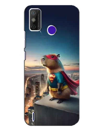 Чохол для TECNO Spark Power 2 (LC8) з картинкою «Капі-мен супергерой»