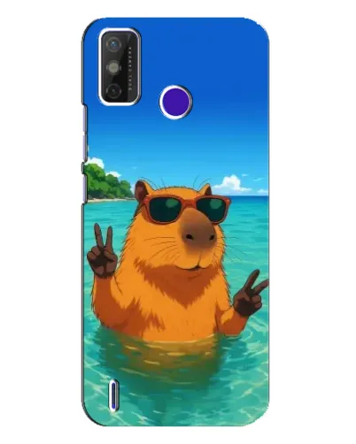 Чохол для TECNO Spark Power 2 (LC8) з картинкою «Морська капібара»