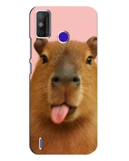Чохол для TECNO Spark Power 2 (LC8) з картинкою «Капібара з язиком»