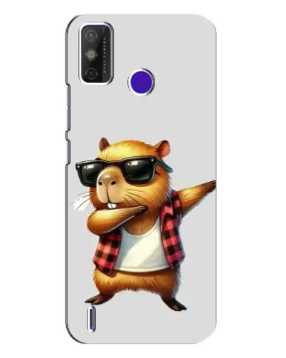 Чохол для TECNO Spark Power 2 (LC8) з картинкою «Капібара репер даб»
