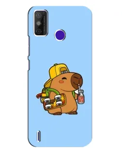 Чохол для TECNO Spark Power 2 (LC8) з картинкою «Капібара на скейті»
