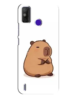 Чохол для TECNO Spark Power 2 (LC8) з картинкою «Товстенька капібара»