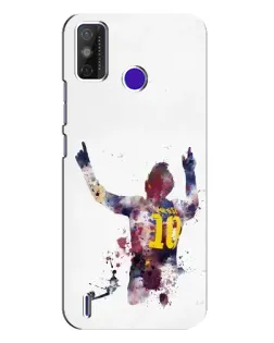 Чехол для TECNO Spark Power 2 (LC8) с картинкой «Messi Barca»