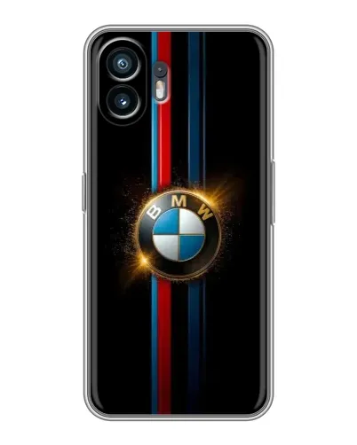 Чехол для TECNO Spark Slim с картинкой «BMW M-Power неон»