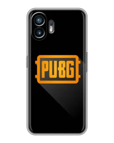 Чехол для TECNO Spark Slim с картинкой «PUBG — рамка лого»