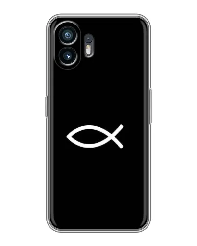 Чехол для TECNO Spark Slim с картинкой «Символ рыбы Jesus» Чехол для TECNO Spark Slim с картинкой «Символ рыбы Jesus»