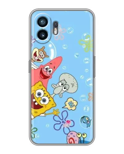 Чехол для TECNO Spark Slim с картинкой «Веселые пузырьки» Чехол для TECNO Spark Slim с картинкой «Веселые пузырьки»