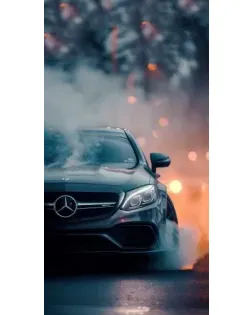 Чехол для TECNO с картинкой «Mercedes — ночной город» Чехол для TECNO с картинкой «Mercedes — ночной город»