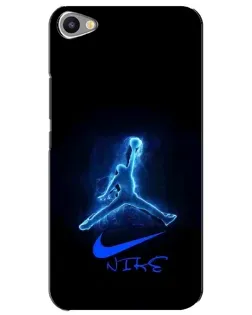 Чехол для Meizu U20 с картинкой «Jordan Neon Blue»