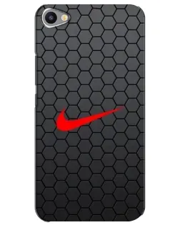 Чехол для Meizu U20 с картинкой «Nike — карбоновая сетка»