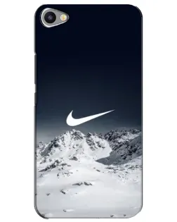 Чехол для Meizu U20 с картинкой «Nike — зимние горы»