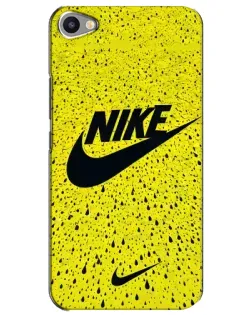 Чехол для Meizu U20 с картинкой «Желтый текстурный Nike»