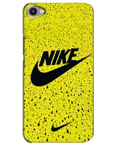 Чехол для Meizu U20 с картинкой «Желтый текстурный Nike»