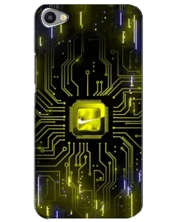Чехол для Meizu U20 с картинкой «Nike — золотая искра»