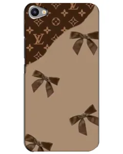 Чехол для Meizu U20 с картинкой «LV — кофейный атлас»