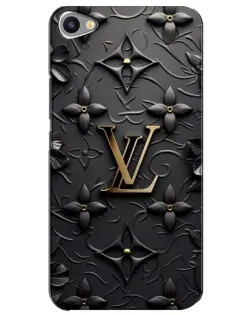 Чехол для Meizu U20 с картинкой «Кожаная текстура LV»