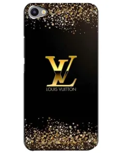 Чехол для Meizu U20 с картинкой «LV — золотые искры»