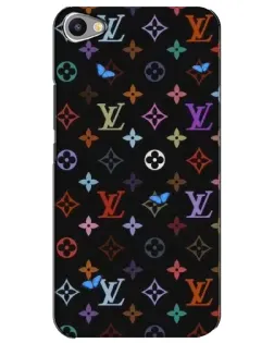 Чехол для Meizu U20 с картинкой «Цветная монограмма LV»