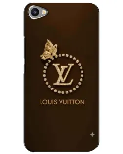 Чехол для Meizu U20 с картинкой «LV — золотая печать»