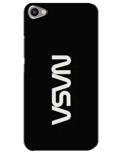 Чехол для Meizu U20 с картинкой «NASA — вертикальный логотип»
