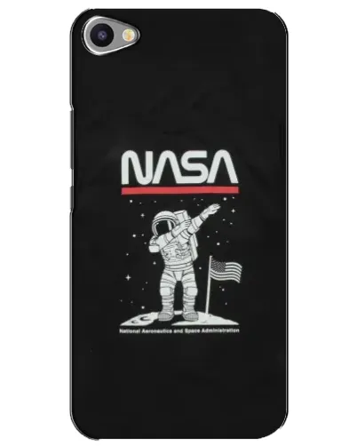 Чехол для Meizu U20 с картинкой «NASA — шагаем по Луне»
