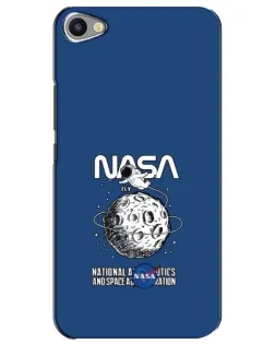 Чехол для Meizu U20 с картинкой «NASA — лунная миссия»