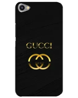 Чехол для Meizu U20 с картинкой «Золотой логотип Gucci»