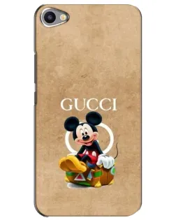 Чехол для Meizu U20 с картинкой «Микки Маус Gucci — крафт»