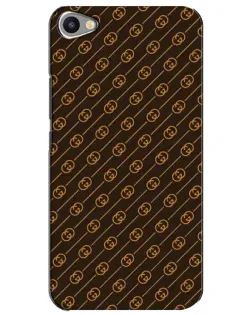 Чехол для Meizu U20 с картинкой «Gucci — золотые диагонали»