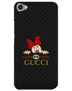 Чехол для Meizu U20 с картинкой «Минни Маус Gucci — черный»
