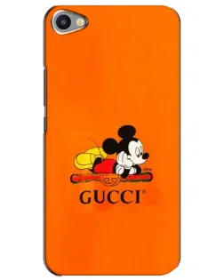 Чохол для Meizu U20 з картинкою «Міккі Маус Gucci — помаранч»