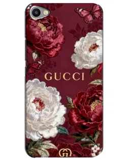 Чохол для Meizu U20 з картинкою «Gucci — бордові троянди»
